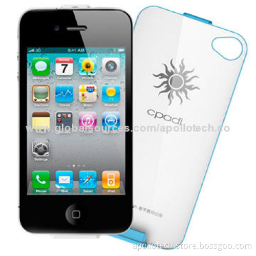 Battery Cover case for iPhone 4/4S, with 2,200mAh Real Capacity and A-grade Polymer Battery